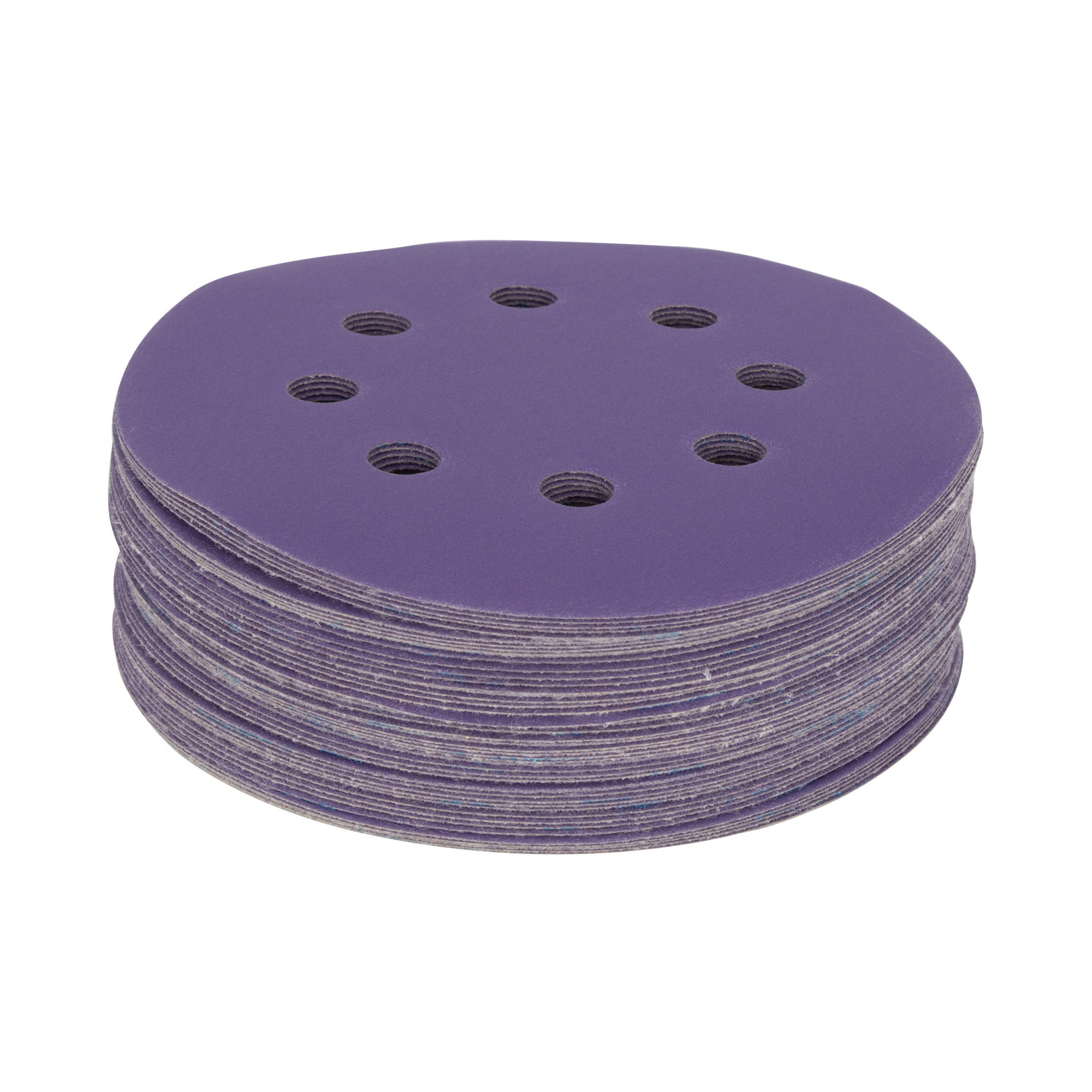 Spyder Ceramic Sanding Discs — 5in. x 8-Hole, 320 Grit, Stearate Coating, 50-Pack, Model# 500051